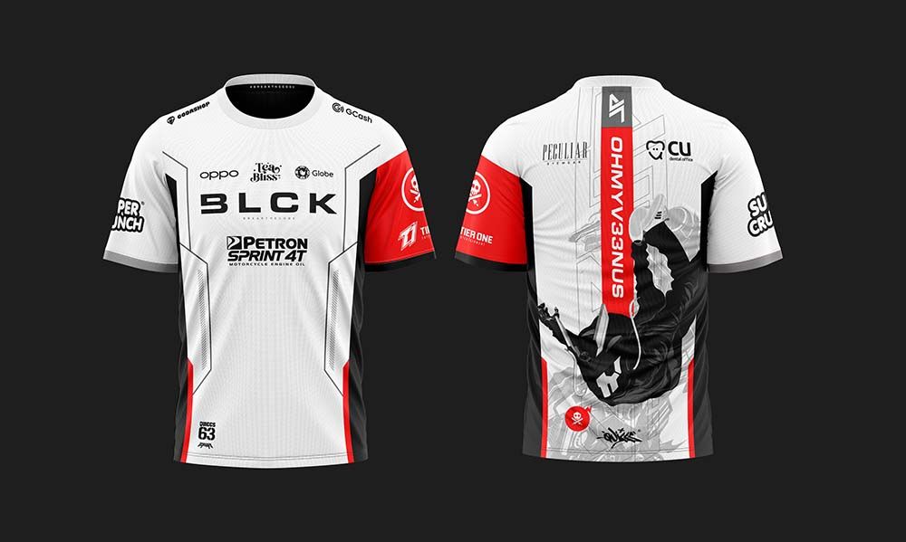 Blacklist home jersey, designed by Quiccs.