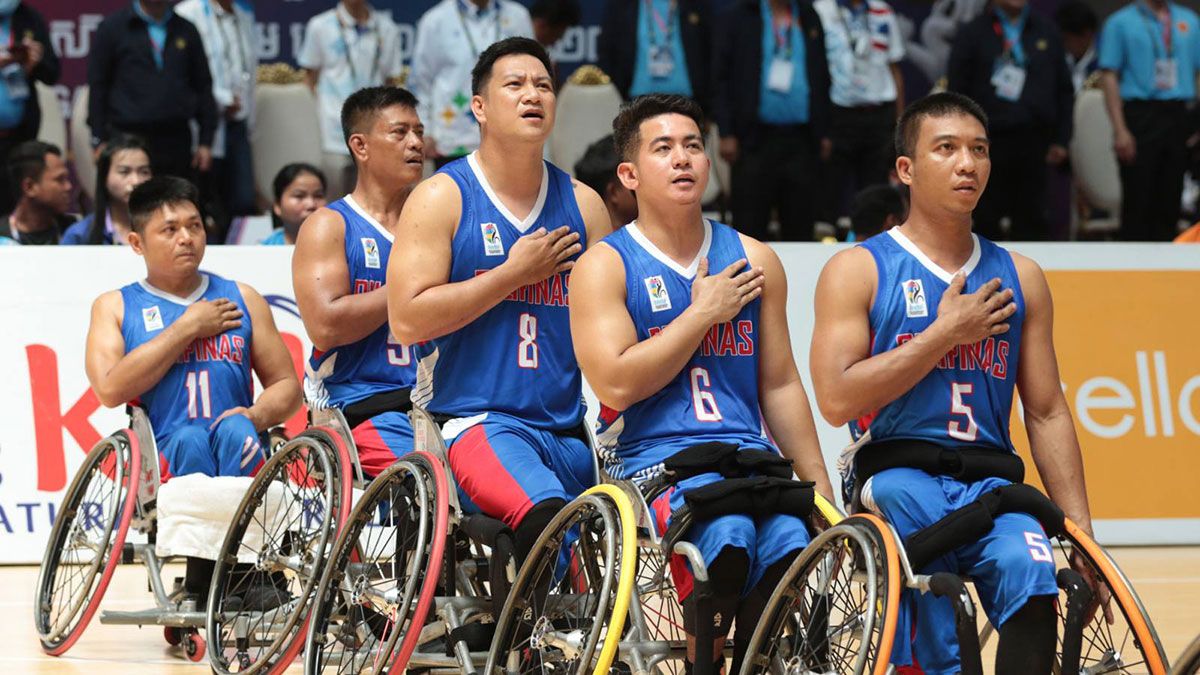 Philippine men's 3x3 wheelchair basketball team Asean Para Games