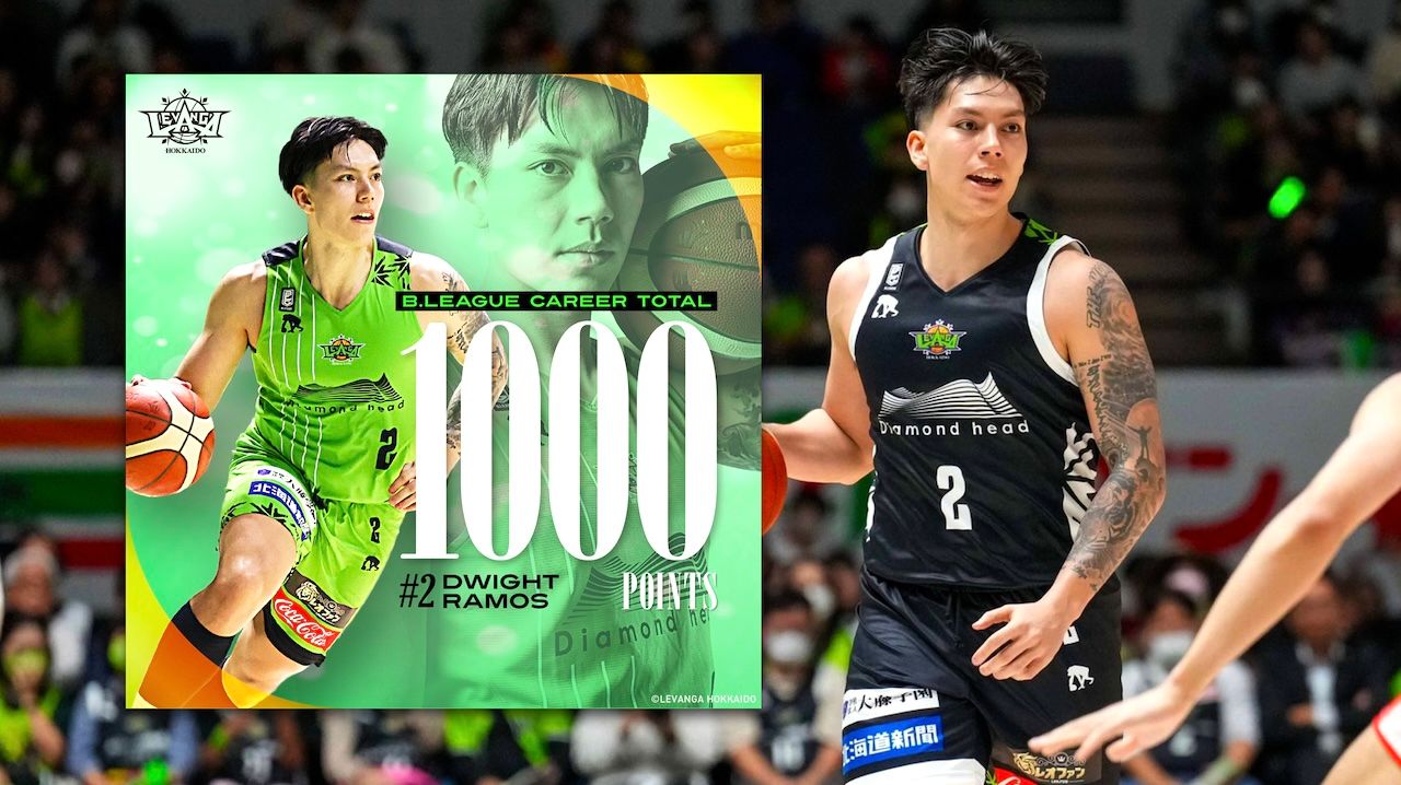 Dwight Ramos Hits 1,000th Point In Japan B.League