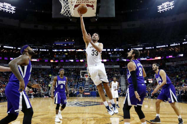 Ryan Anderson ties career-high 36 as undermanned Pelicans hand Kings' third straight loss