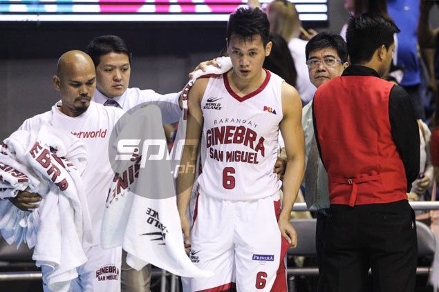 Signs encouraging as Ginebra rookie Scottie Thompson awaits MRI result on shoulder injury