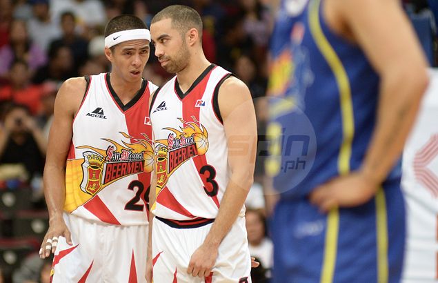 Arwind Santos happy to know Chris Lutz will be playing again - even for another team