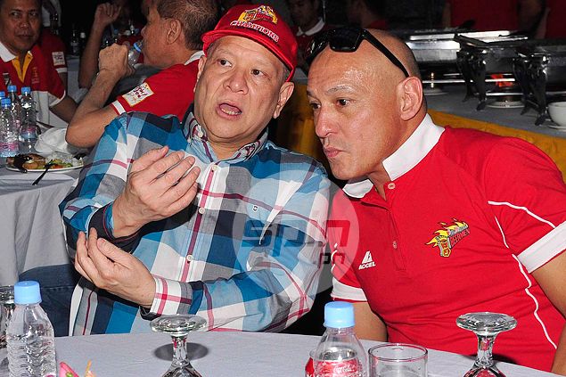 GALLERY: San Miguel Beermen toast 21st PBA title, throw party for fans ...