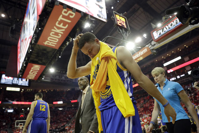 Warriors face more uncertainty as injury jinx continues to hound Steph Curry in playoffs